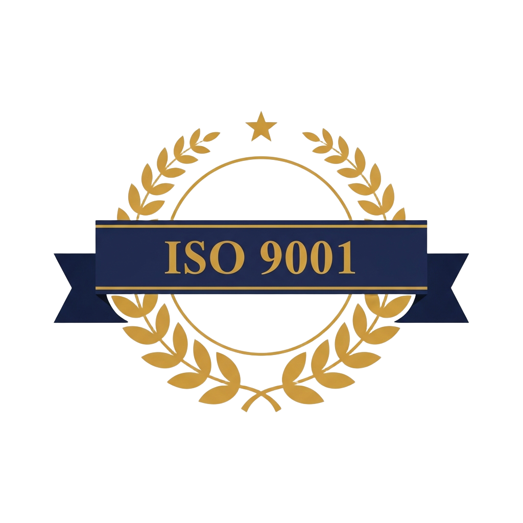 ISO 9001 certification seal